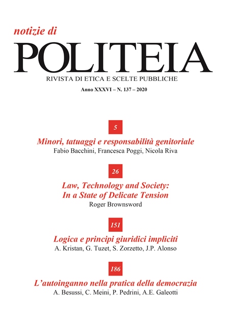 Politeia 137 Copertina 