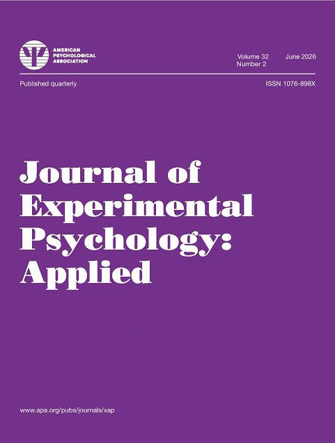 Journal of Experimental Psychology Applied